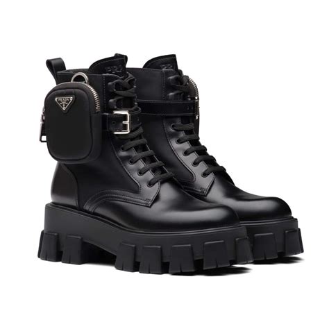 prada rubber biker boots|prada boots for women.